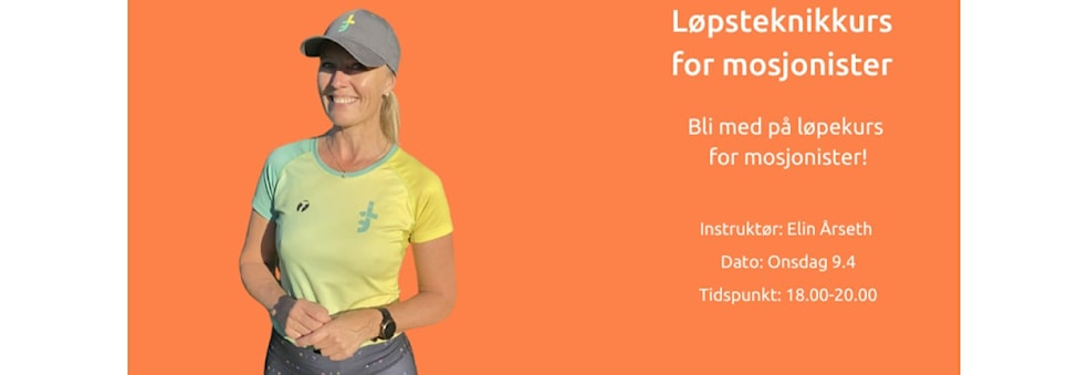 Løpsteknikk-kurs for mosjonister